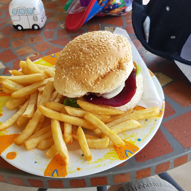 Burger and Fries