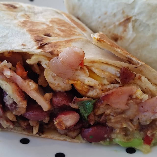 Breakfast Burrito with Bacon
