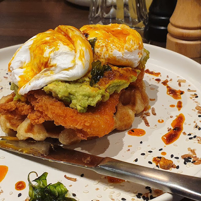 Szechuan Style Fried Chicken & Waffle