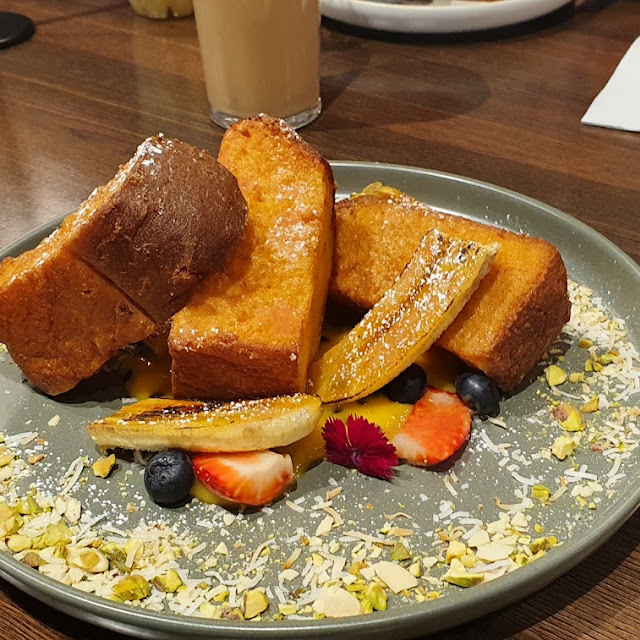 Coconut & Passion Fruit French Toast