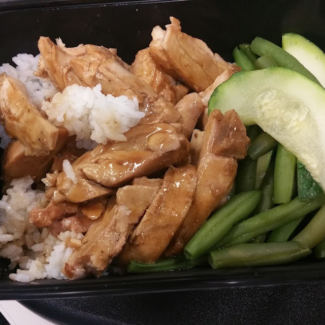 Thai Chicken Curry with Rice and Steamed Vegetables