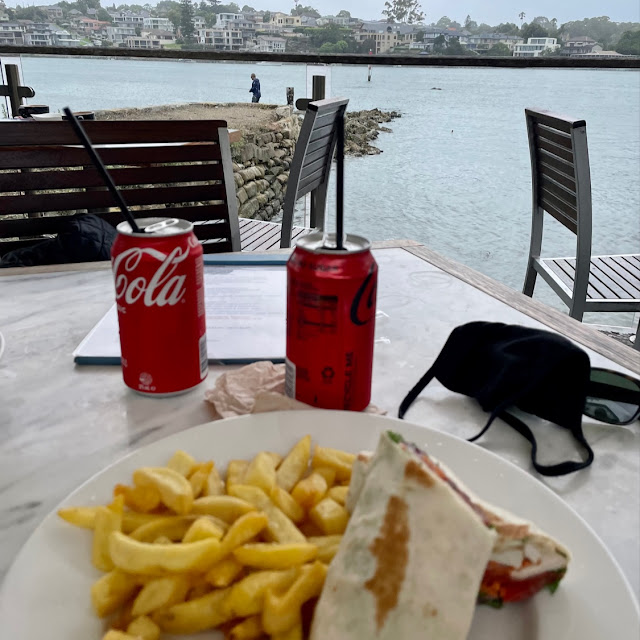 Chicken Wrap and Chips