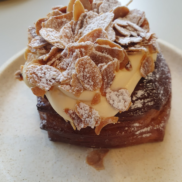 Almond Croissant with Vanilla Cream